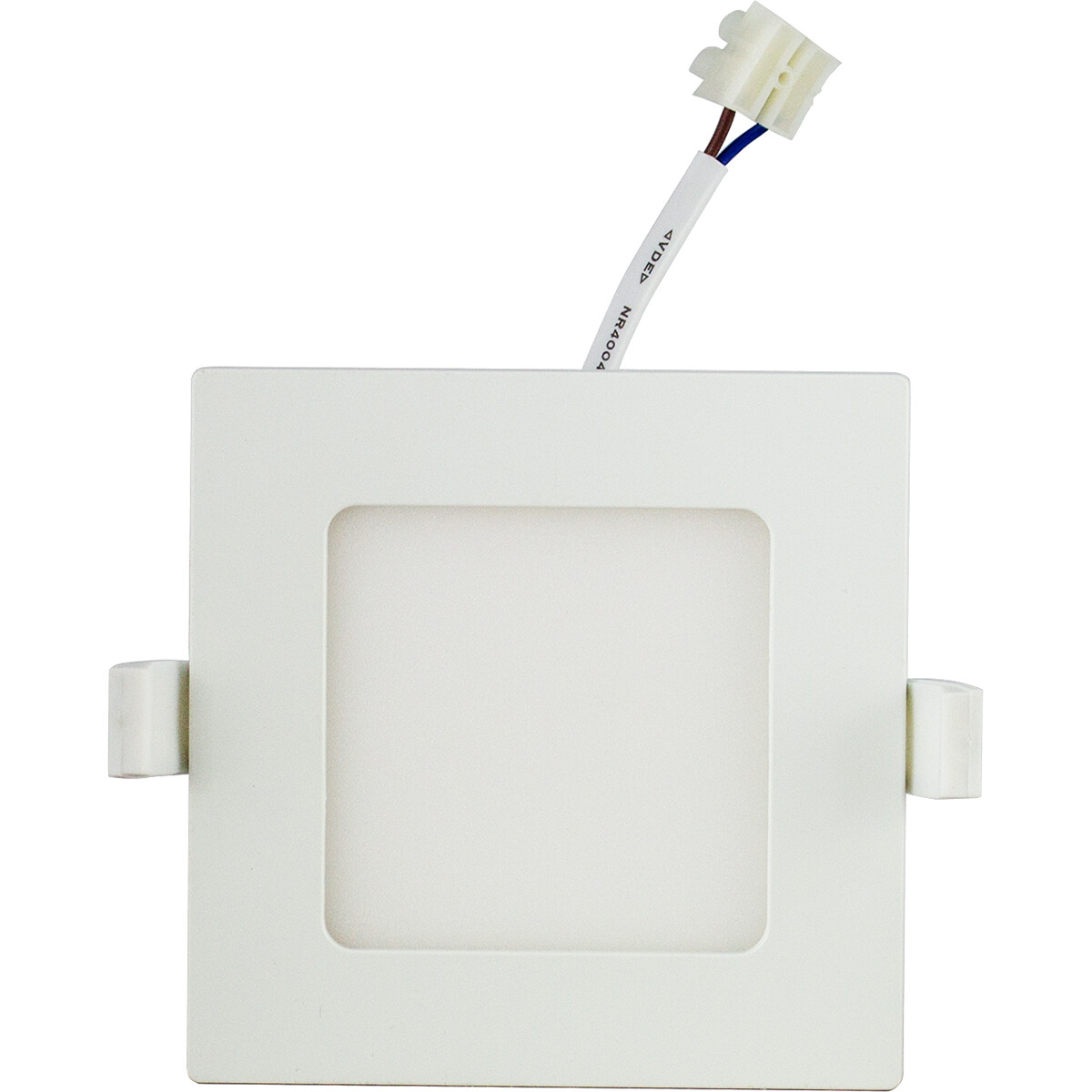 LED Downlight Slim Pro - Aigi Suno - Inbouw Vierkant 6W - Natuurlijk Wit 4000K - Mat Wit - Kunststof