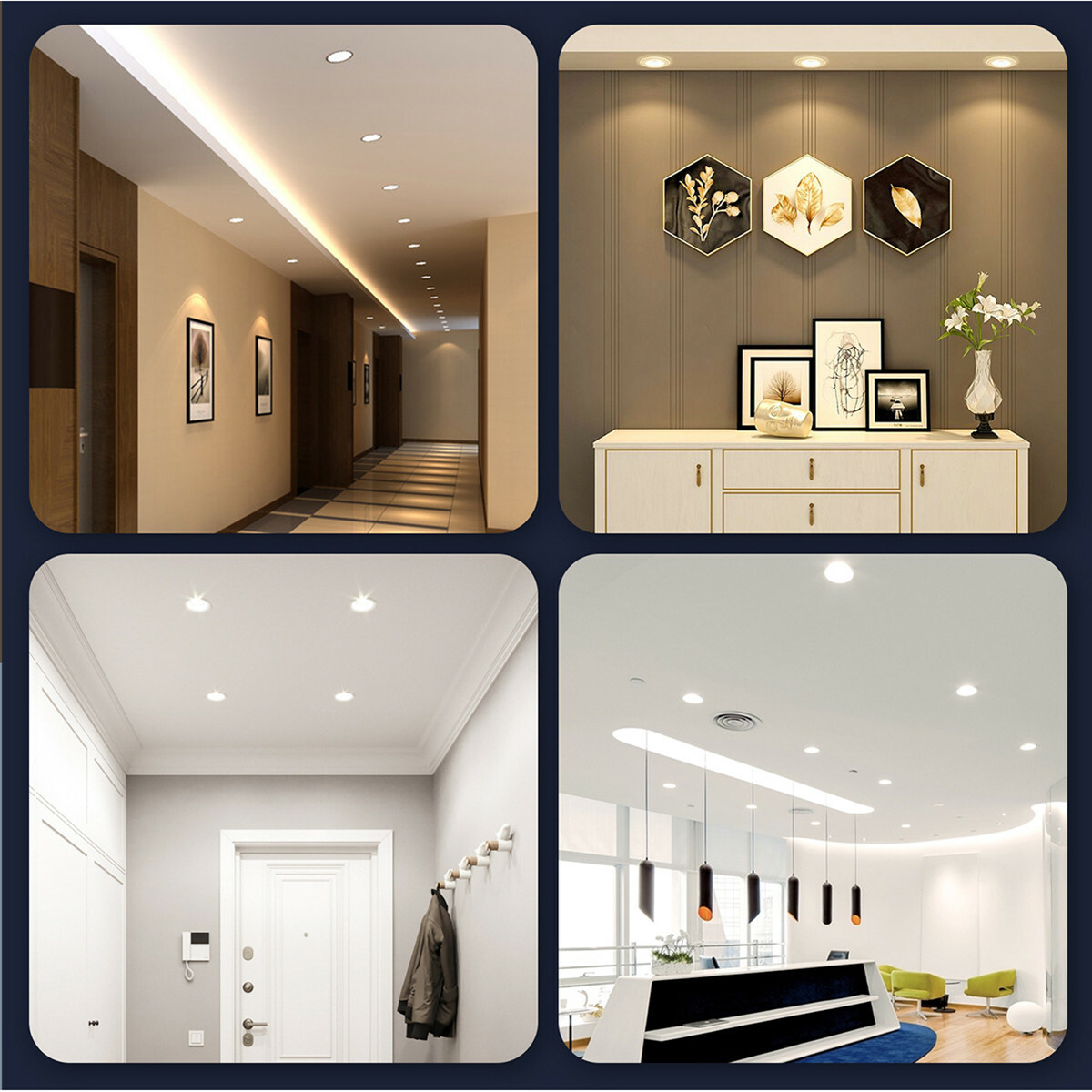 LED Downlight - Smart LED - Wifi LED - Slimme LED - Aigi Zumba - 12W - Aanpasbare Kleur - Inbouw Rond - Mat Wit - Aluminium - Ø170mm