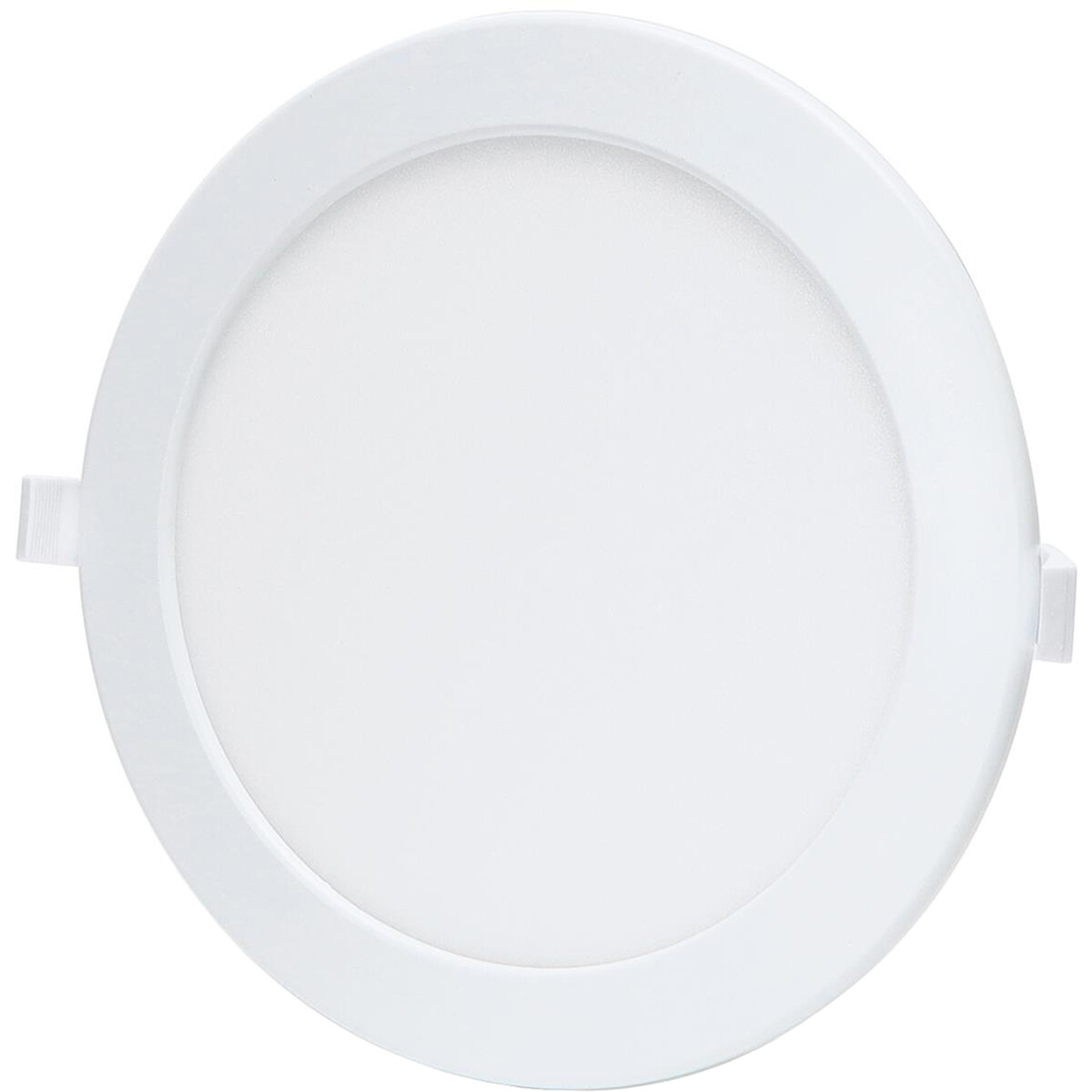 LED Downlight - Smart LED - Wifi LED - Slimme LED - Aigi Zumba - 18W - Aanpasbare Kleur - Inbouw Rond - Mat Wit - Aluminium - Ø220mm