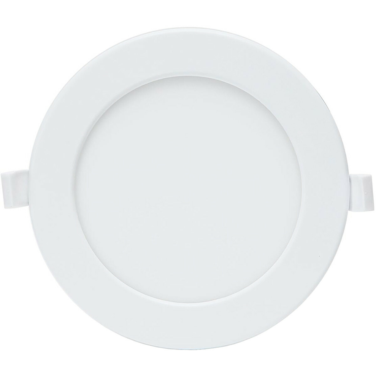 LED Downlight - Smart LED - Wifi LED - Slimme LED - Aigi Zumba - 12W - Helder/Koud Wit 6500K - Inbouw Rond - Mat Wit - Aluminium - Ø170mm