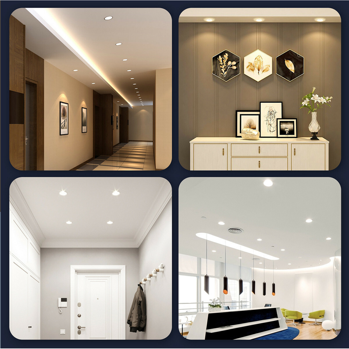 LED Downlight - Smart LED - Wifi LED - Slimme LED - Aigi Zumba - 12W - Helder/Koud Wit 6500K - Inbouw Rond - Mat Wit - Aluminium - Ø170mm