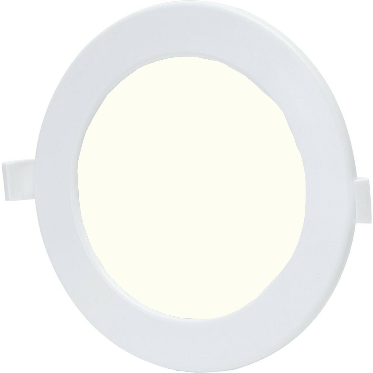 LED Downlight - Smart LED - Wifi LED - Slimme LED - Aigi Zumba - 12W - Natuurlijk Wit 4000K - Inbouw Rond - Mat Wit - Aluminium - Ø170mm product afbeelding