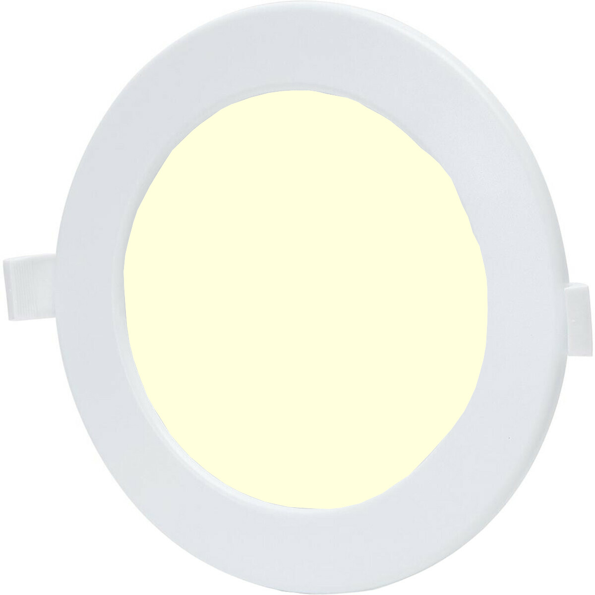 LED Downlight - Smart LED - Wifi LED - Slimme LED - Aigi Zumba - 12W - Warm Wit 3000K - Inbouw Rond - Mat Wit - Aluminium - Ø170mm product afbeelding