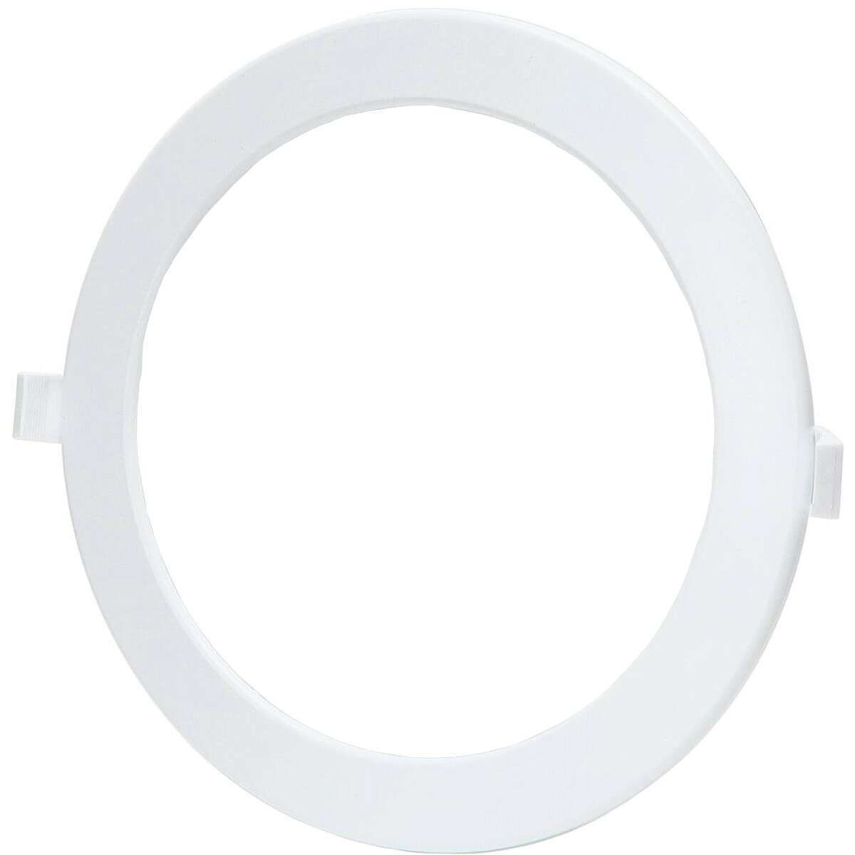 LED Downlight - Smart LED - Wifi LED - Slimme LED - Aigi Zumba - 18W - Helder/Koud Wit 6500K - Inbouw Rond - Mat Wit - Aluminium - Ø220mm product afbeelding