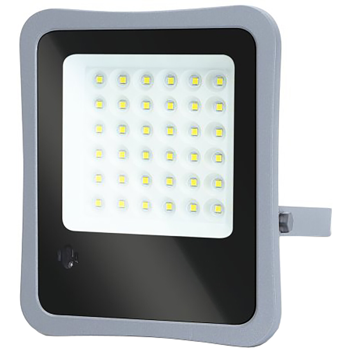 LED Floodlight op Zonne-energie - LED Schijnwerper - Aigi Florida - LED Solar Tuinverlichting Wandlamp - Afstandsbediening - Waterdicht IP65 - 100W - Helder/Koud Wit 6500K