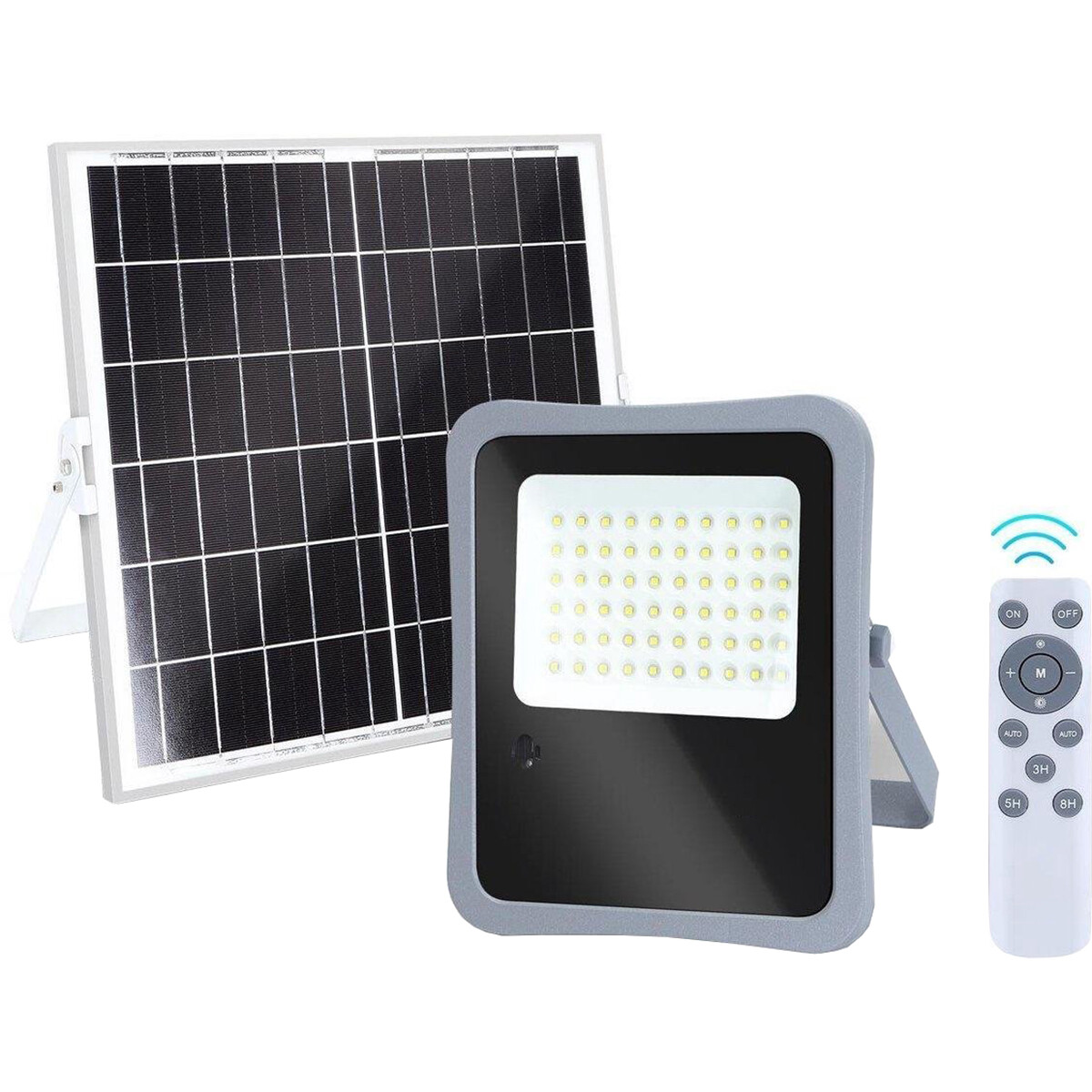 LED Floodlight op Zonne-energie LED Schijnwerper Aigi Florida LED Solar Tuinverlichting Wandlamp Afs