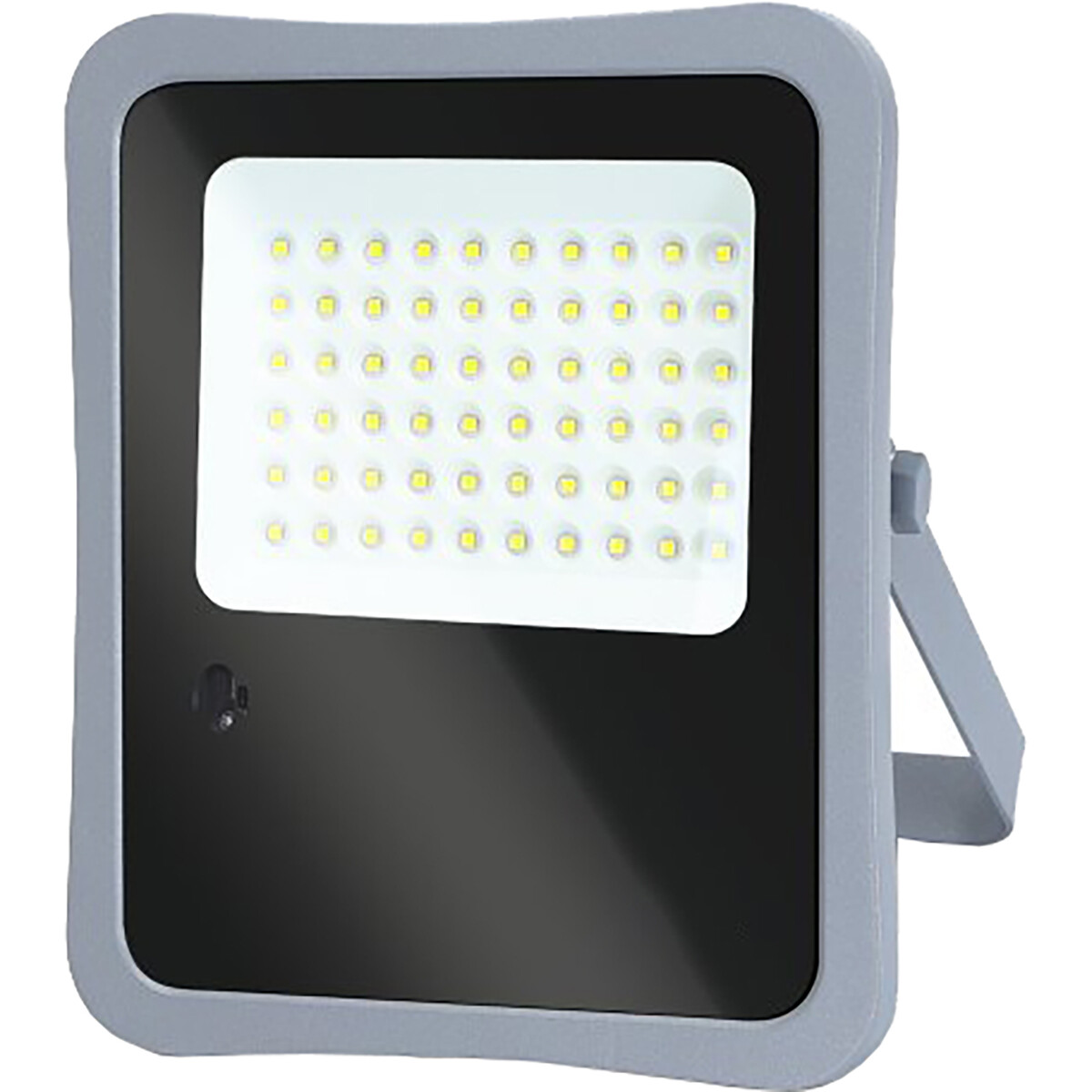 LED Floodlight op Zonne-energie - LED Schijnwerper - Aigi Florida - LED Solar Tuinverlichting Wandlamp - Afstandsbediening - Waterdicht IP65 - 300W - Helder/Koud Wit 6500K