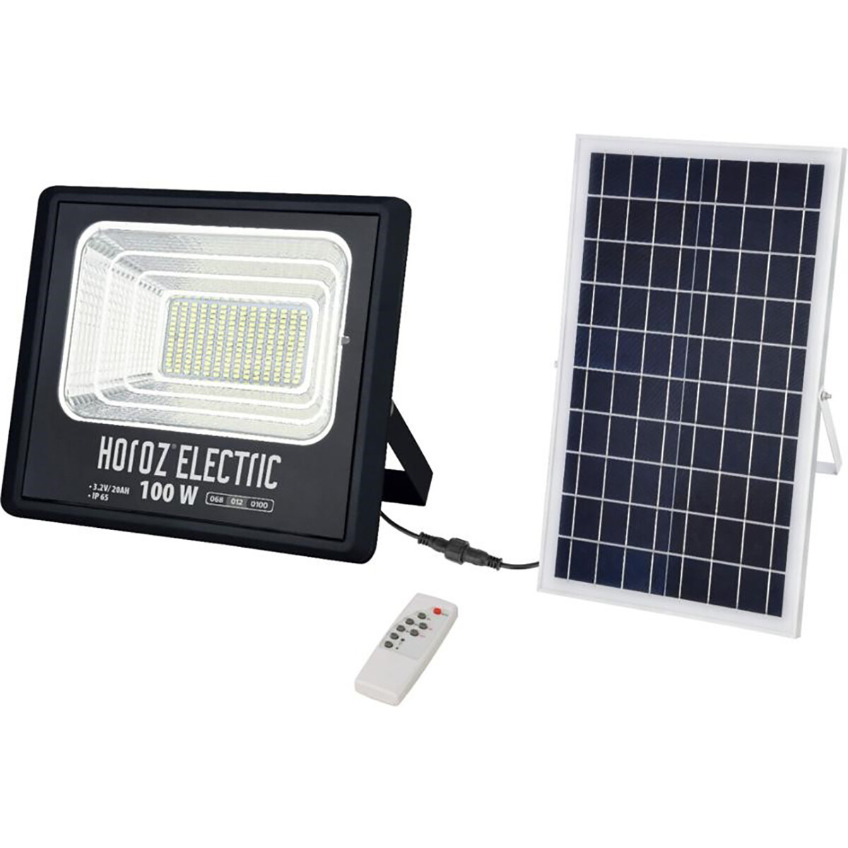 LED Floodlight op Zonne-energie LED Schijnwerper LED Solar Tuinverlichting Wandlamp Togre 100W Helde