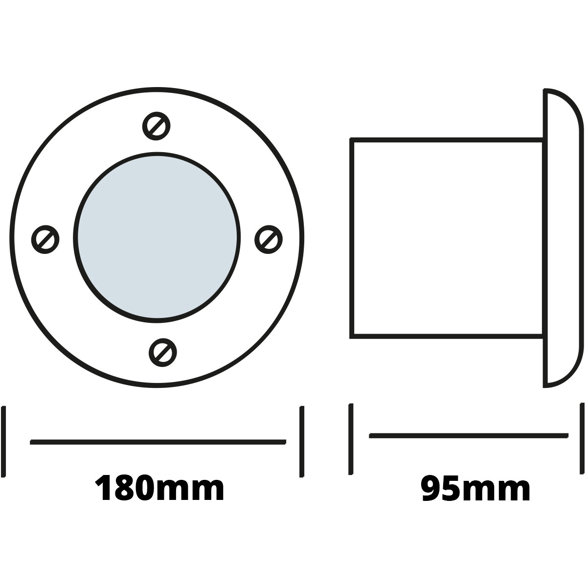 LED Grondspot - Aruz - Inbouw Rond - 18W - Waterdicht IP67 - Natuurlijk Wit 4000K - Rond - Mat Chroom - RVS