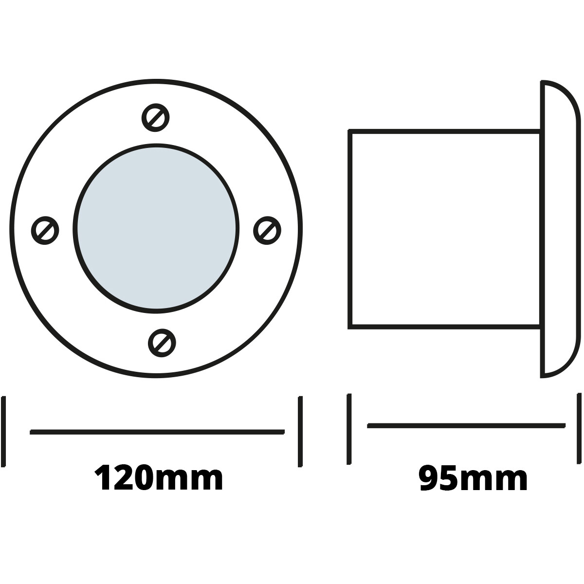 LED Grondspot - Aruz - Inbouw Rond - 6W - Waterdicht IP67 - Natuurlijk Wit 4000K - Rond - Mat Chroom - RVS