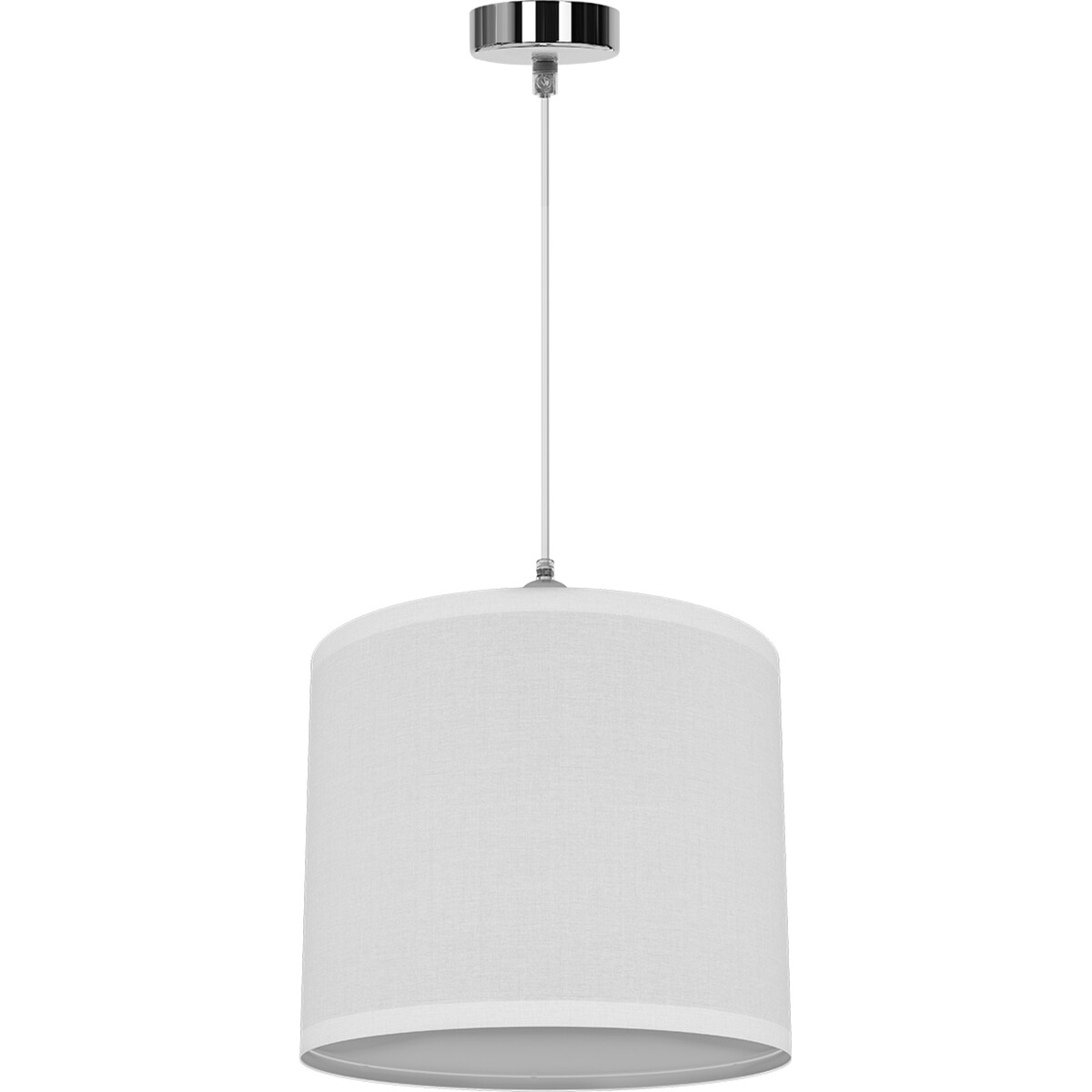 LED Hanglamp - Hangverlichting - Aigi Utra - E27 Fitting - Rond - Mat Wit - Kunststof product afbeelding