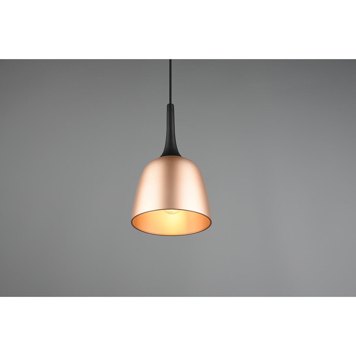 LED Hanglamp - Hangverlichting - Trion Christa - E27 Fitting - Rond - Mat Goud - Aluminium - Ø200mm