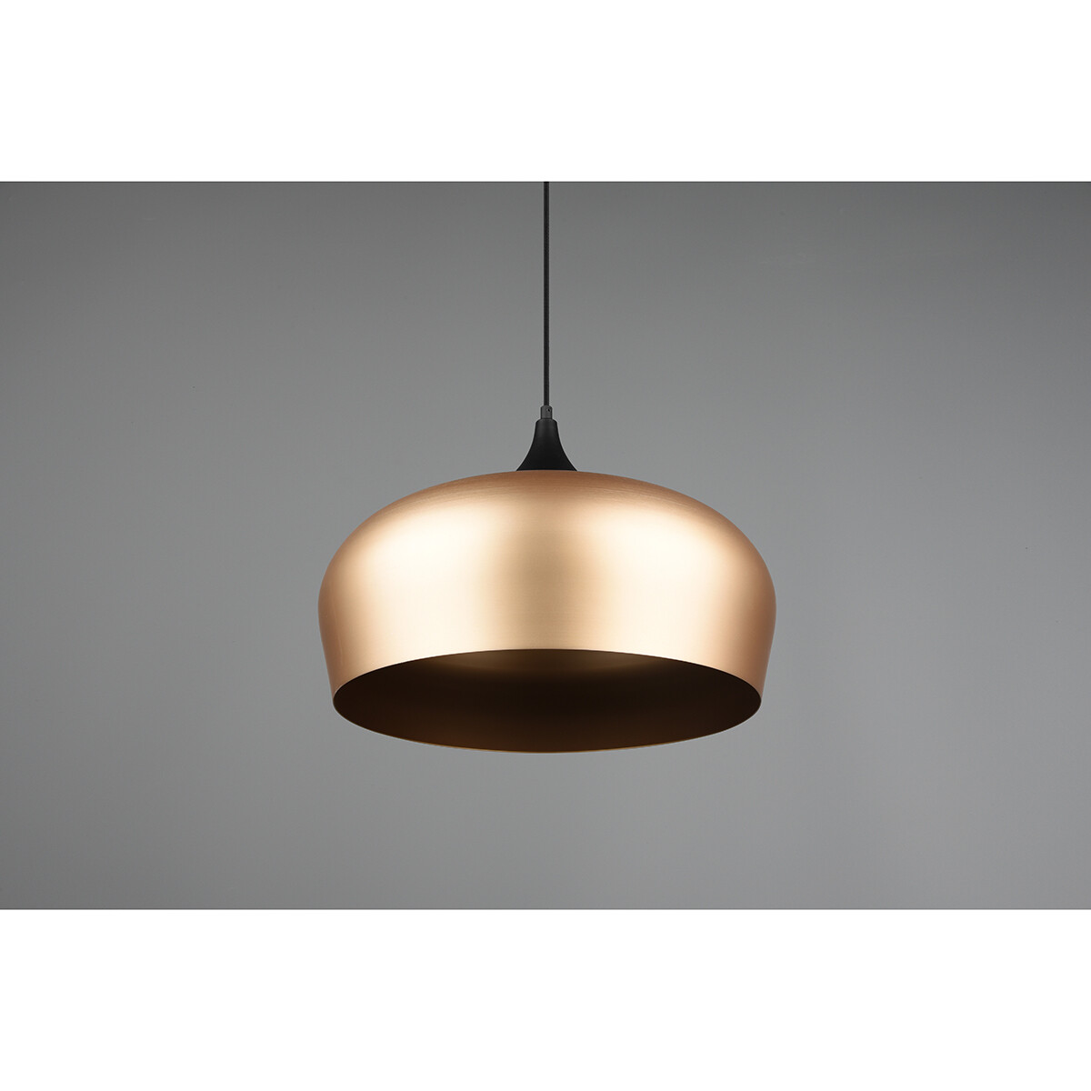 LED Hanglamp - Hangverlichting - Trion Christa - E27 Fitting - Rond - Mat Goud - Aluminium - Ø450mm