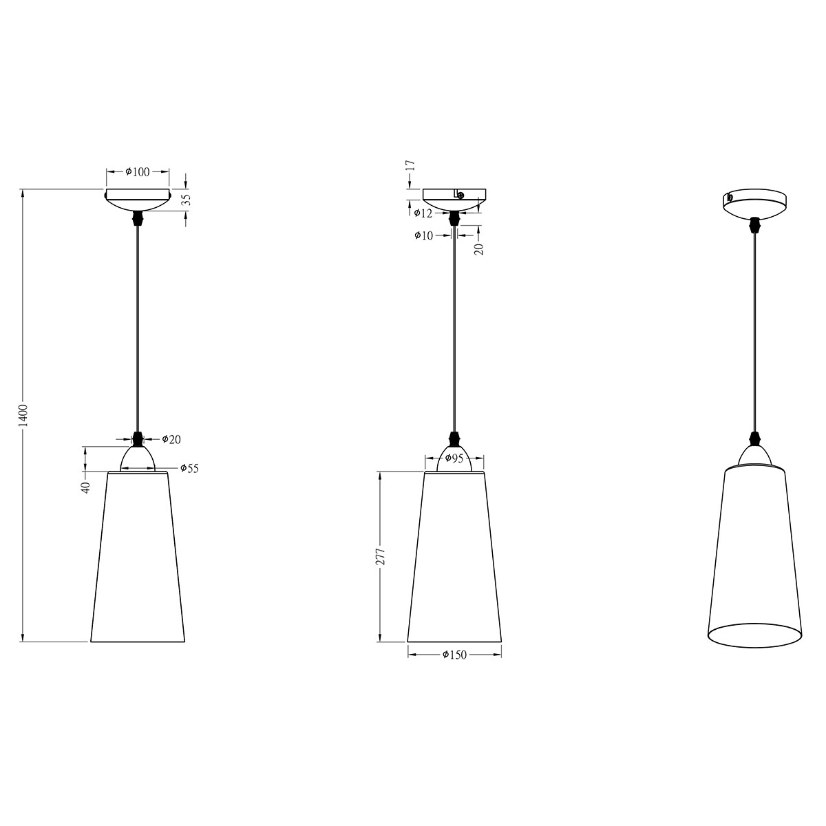 LED Hanglamp - Hangverlichting - Trion Konumo - E27 Fitting - 1-lichts - Rond - Geborsteld - Mat Nikkel - Aluminium