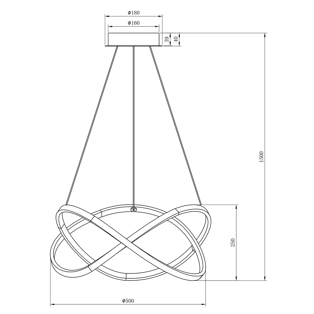 LED Hanglamp - Hangverlichting - Trion Nubi - 26W - Warm Wit 3000K - RGBW - Afstandsbediening - Dimbaar - Rond - Mat Grijs - Aluminium