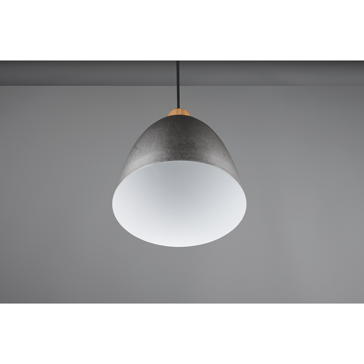 LED Hanglamp - Trion Jaguar - E27 Fitting - Rond - Mat Nikkel - Aluminium - Tot 40W