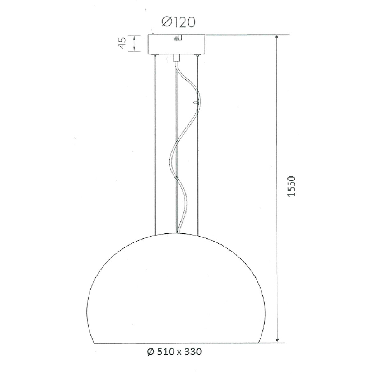 LED Hanglamp - Hangverlichting - Trion Onutia - E27 Fitting - 1-lichts - Rond - Mat Goud - Aluminium