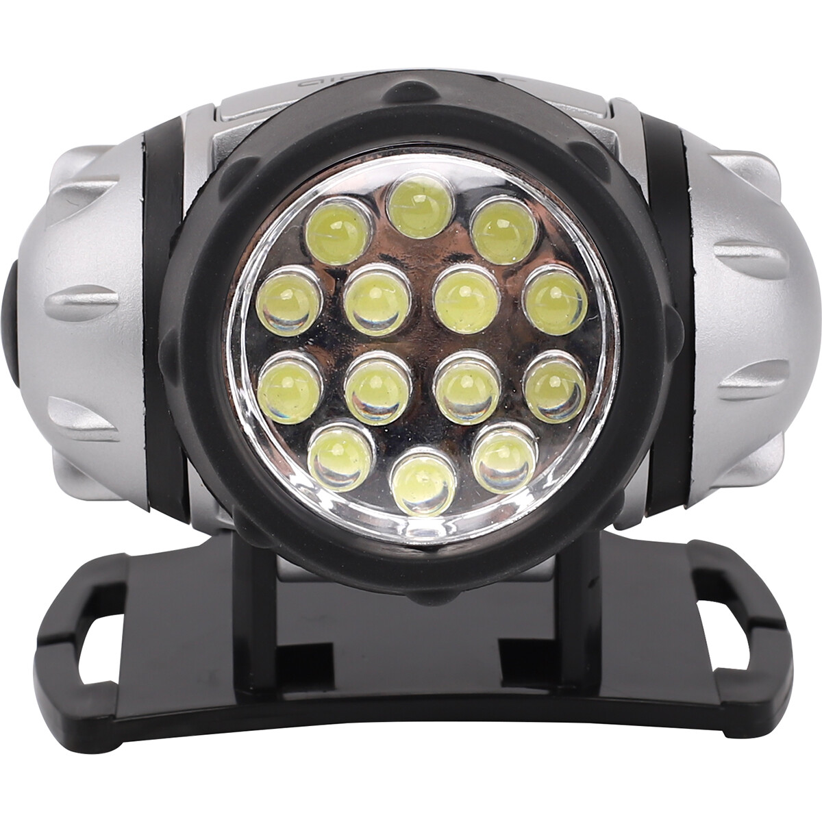 LED Hoofdlamp - Aigi Heady - Waterdicht - 35 Meter - Kantelbaar - 14 LED's - 1W - Zilver | Vervangt 8W