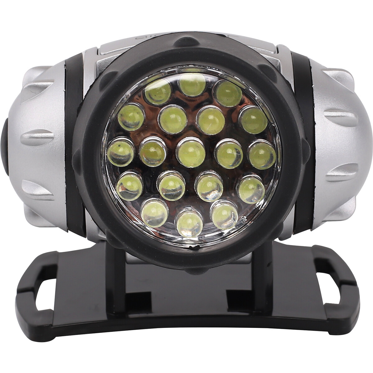 LED Hoofdlamp - Aigi Slico - Waterdicht - 40 Meter - Kantelbaar - 19 LED's - 1.1W - Zilver | Vervangt 9W