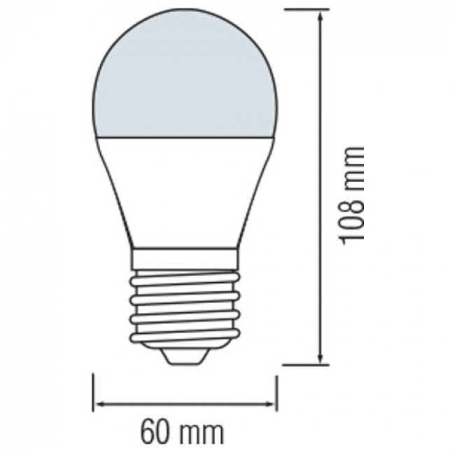 LED Lamp 10 Pack - E27 Fitting - 5W - Natuurlijk Wit 4000K