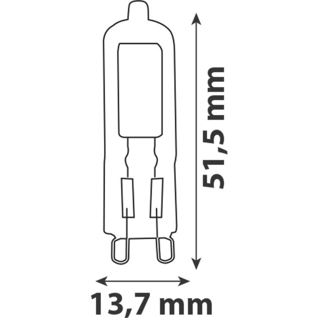 LED Lamp 10 Pack - Exi - G9 Fitting - 3W - Helder/Koud Wit 6400K