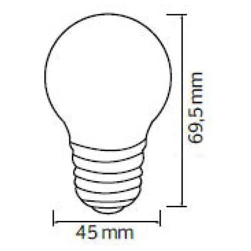 Voordeelpak 10x LED Lamp E27 - Kozolux Romba - Groen Gekleurd - 1W