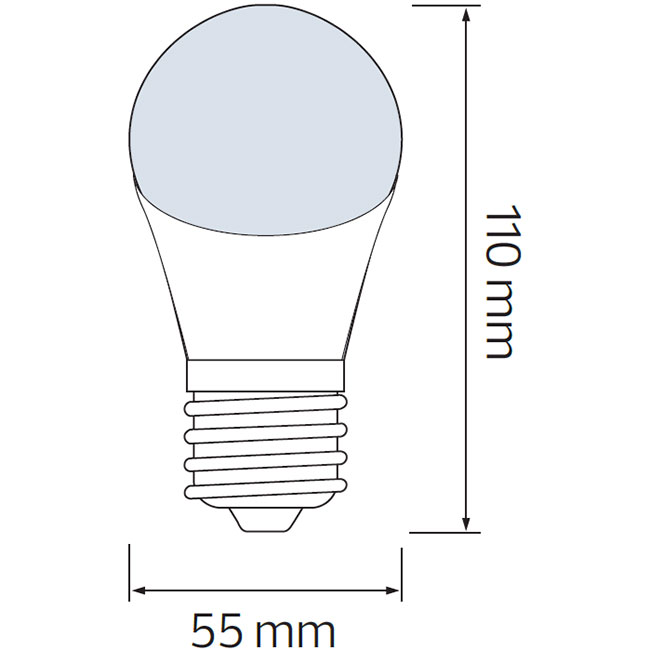 LED Lamp 10 Pack - Specta - Blauw Gekleurd - E27 Fitting - 3W