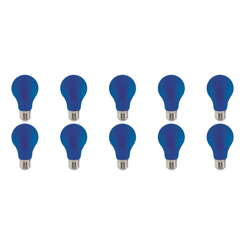 LED Lamp 10 Pack - Specta - Blauw Gekleurd - E27 Fitting - 3W