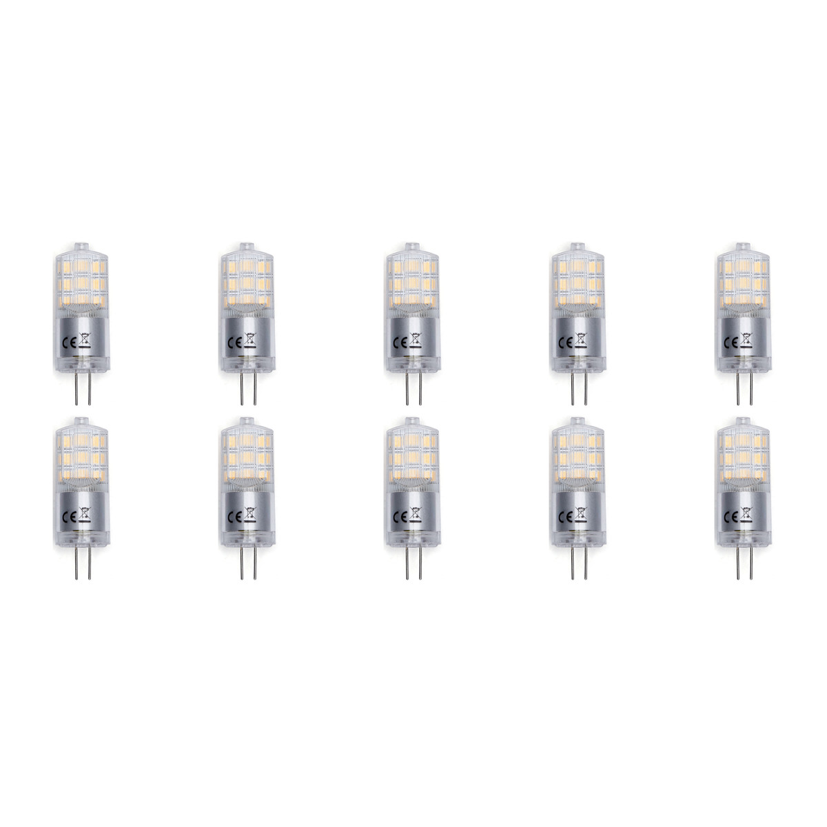 LED Lamp 10 Pack Aigi G4 Fitting 3W Helder-Koud Wit 6500K | Vervangt 25W