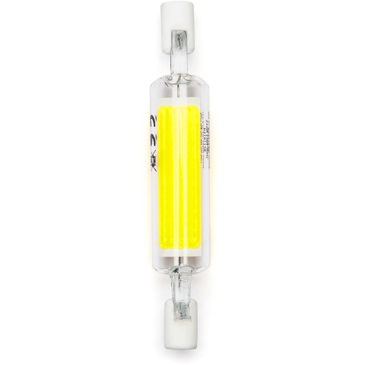 LED Lamp - Aigi Qolin - R7S Fitting - 4W - Helder/Koud Wit 6500K - Glas
