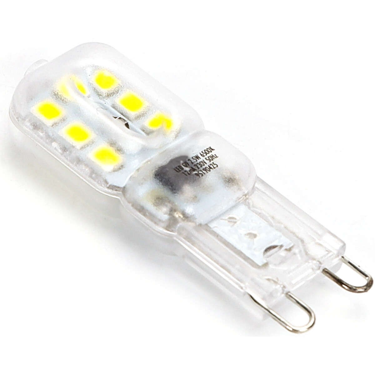 LED Lamp - Aigi Yvona - G9 Fitting - 2.5W - Helder/Koud Wit 6500K - Mat Wit - Kunststof