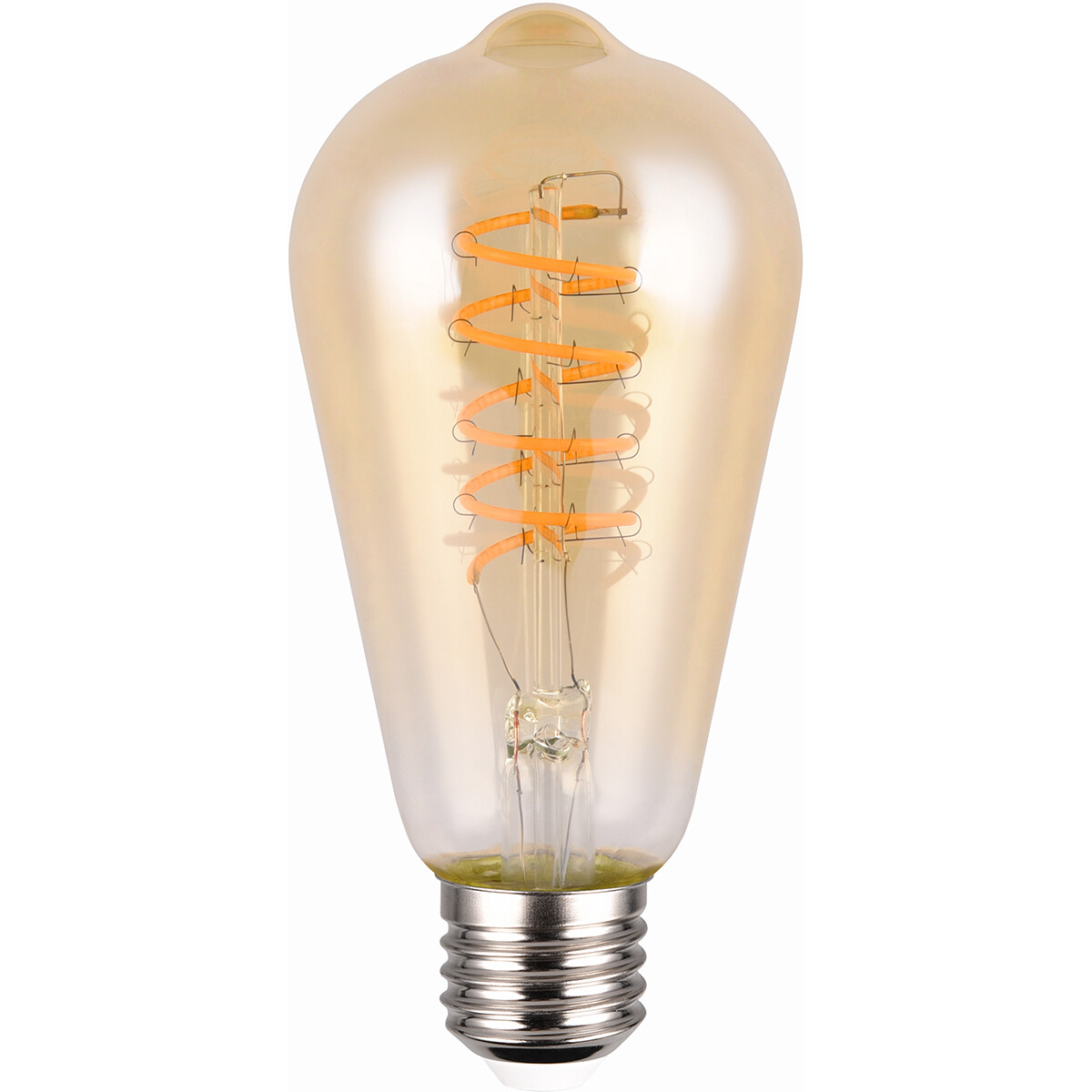 LED Lamp - Filament - Trion Spiro - E27 Fitting - 7W - Zeer Warm Wit - 1800K - Dimbaar - 500 lumen