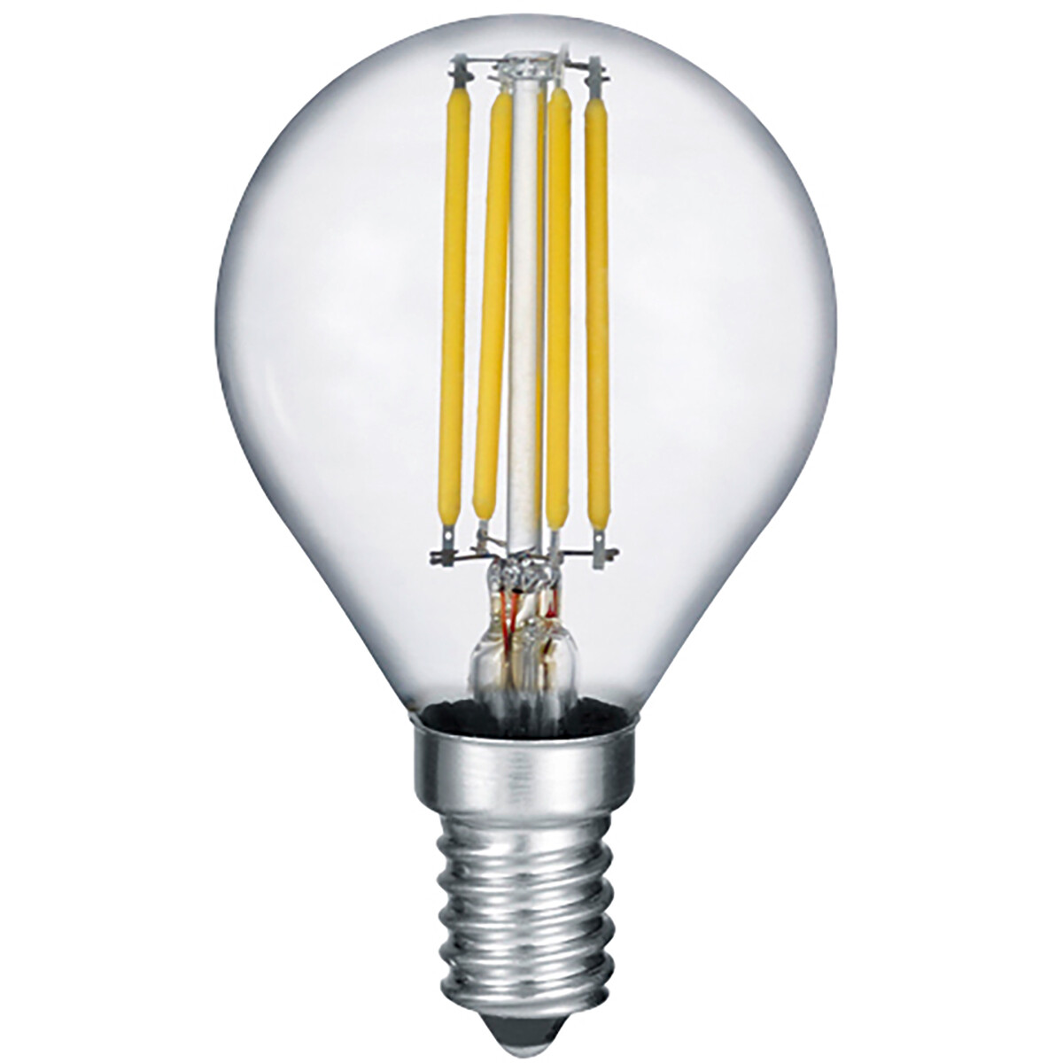 LED Lamp - Filament - Trion Tropin - E14 Fitting - 2W - Warm Wit-2700K - Transparant Helder - Glas product afbeelding