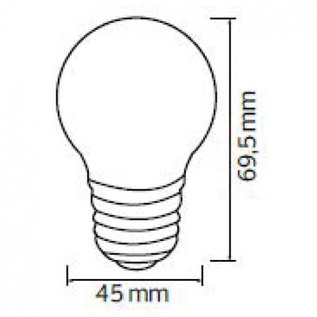 LED Lamp E27 Party Set - Kozolux Romba - Gekleurd - 1W