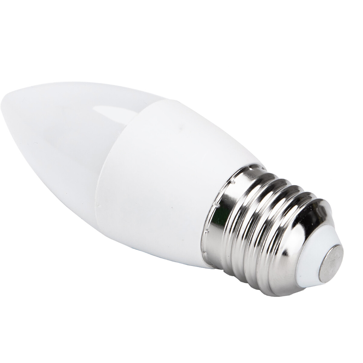 LED Lamp - Smart LED - Aigi Loney - Bulb C37 - 6.5W - E27 Fitting - Slimme LED - Wifi LED - RGB + Aanpasbare Kleur - Mat Wit - Kunststof