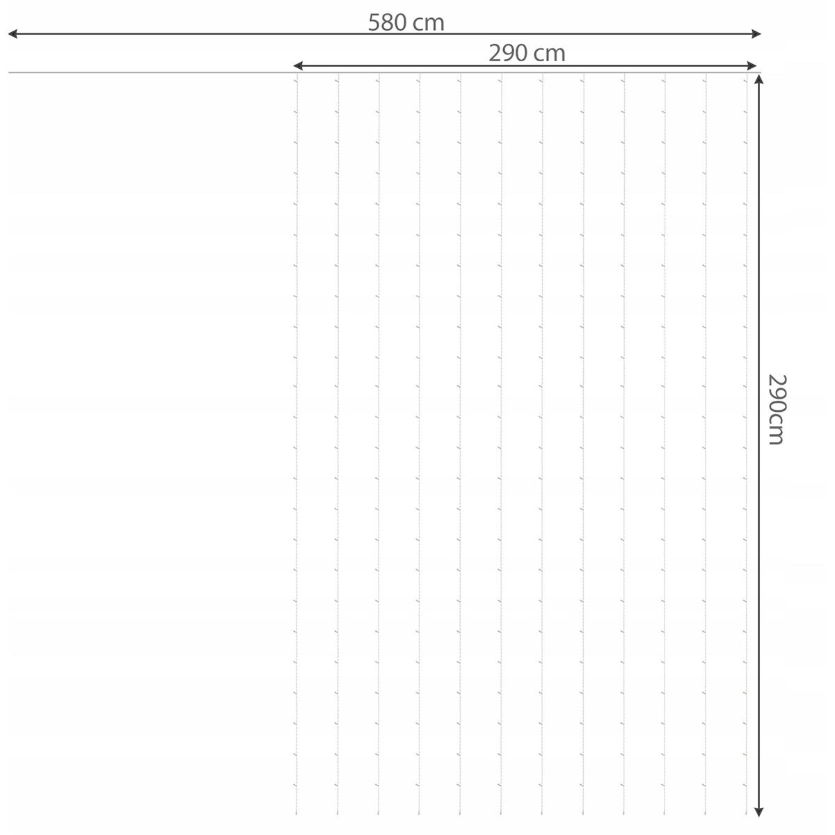 LED Lichtgordijn - Kerstverlichting - Maxozo Mety - Meteorenregen - Warm Wit - 300 LEDs - 3 Meter - USB - Afstandsbediening - Timer