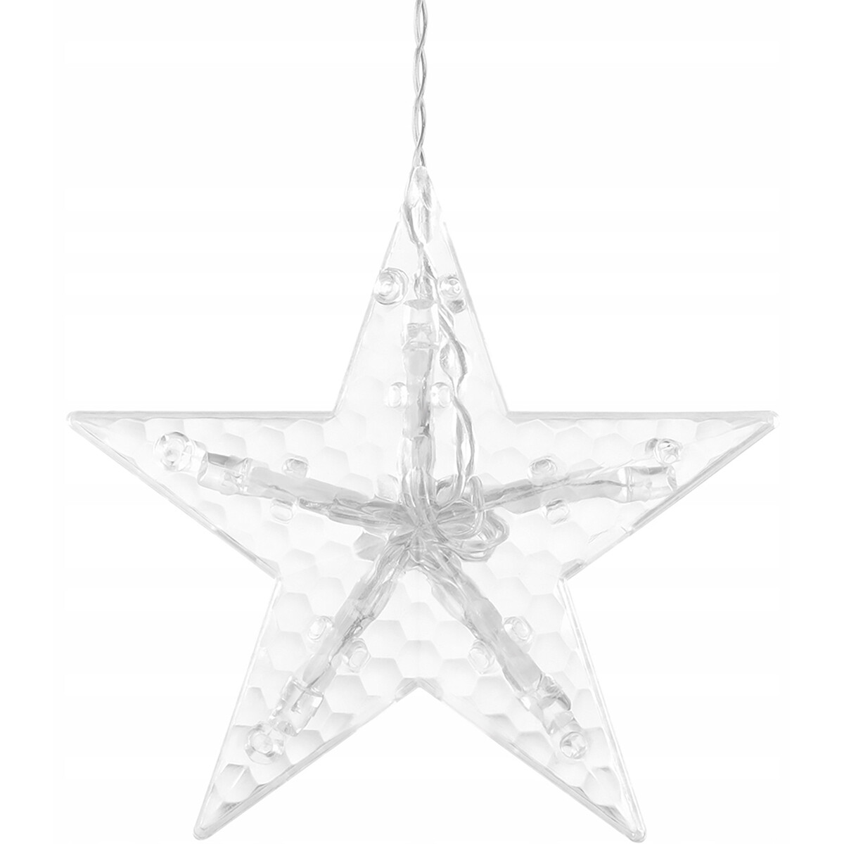 LED Lichtgordijn - Kerstverlichting - Maxozo Star - Ster - Warm Wit - 150 LEDs - 2.5 Meter - USB - Afstandsbediening - Timer