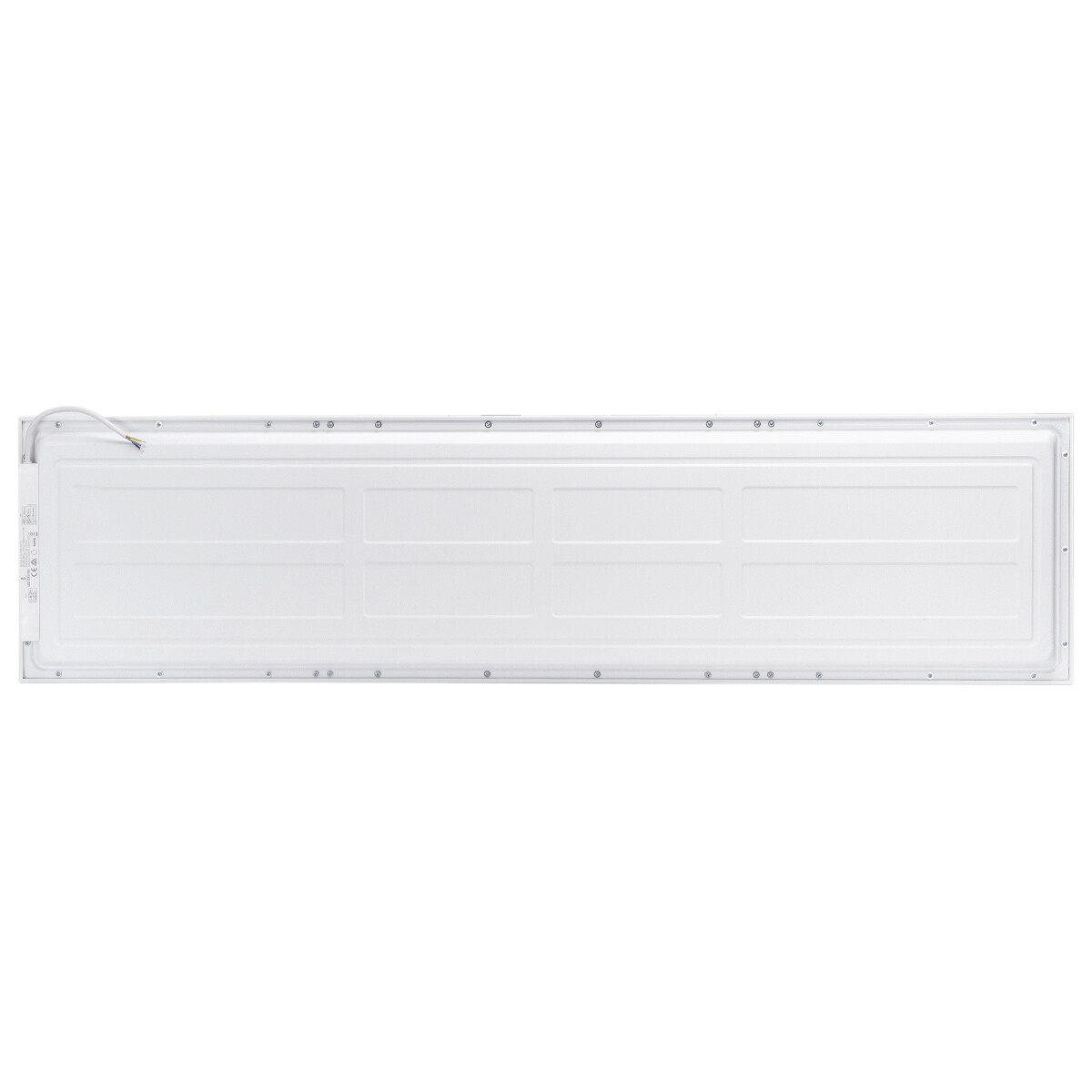 LED Paneel 30x120 - Aigi Blinta - Helder/Koud Wit 6500K - 50W - Inbouw - Wit - Flikkervrij