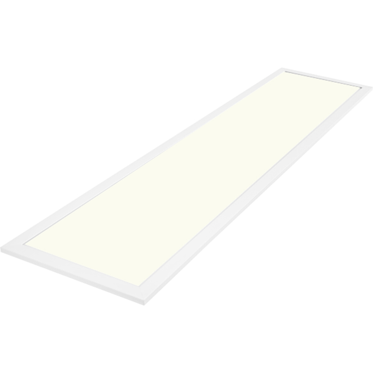 LED Paneel - Aigi - 30x120 Natuurlijk Wit 4000K - 40W Inbouw Rechthoek - Mat Wit - Aluminium - Flikkervrij