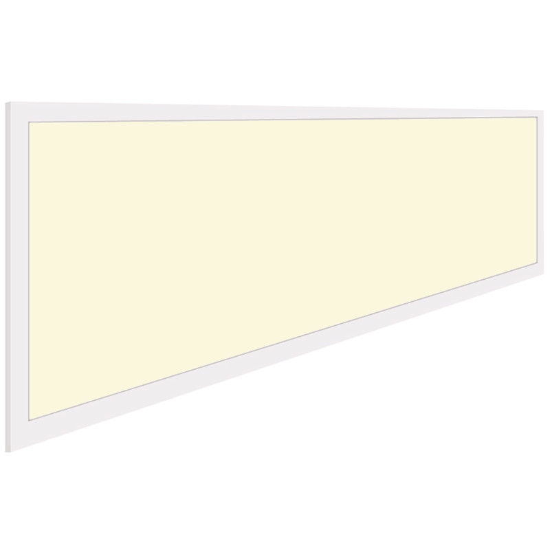 LED Paneel - Aigi - 30x120 Warm Wit 3000K - 32W High Lumen - Inbouw Rechthoek - Inclusief Stekker - Mat Wit - Flikkervrij