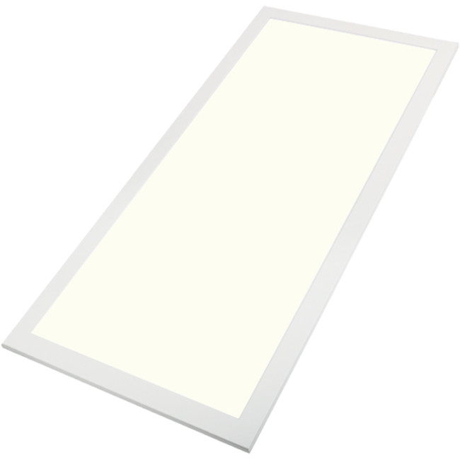 LED Paneel - Aigi - 60x120 Natuurlijk Wit 4000K - 60W Inbouw Rechthoek - Mat Wit - Flikkervrij