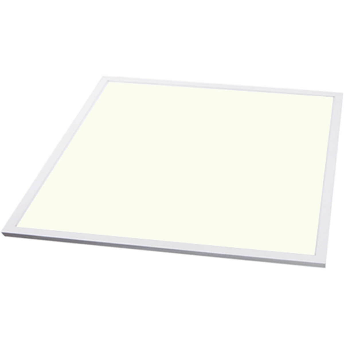 LED Paneel - Aigi - 60x60 Natuurlijk Wit 4000K - 50W Inbouw Vierkant - Mat Wit - Aluminium - Flikkervrij