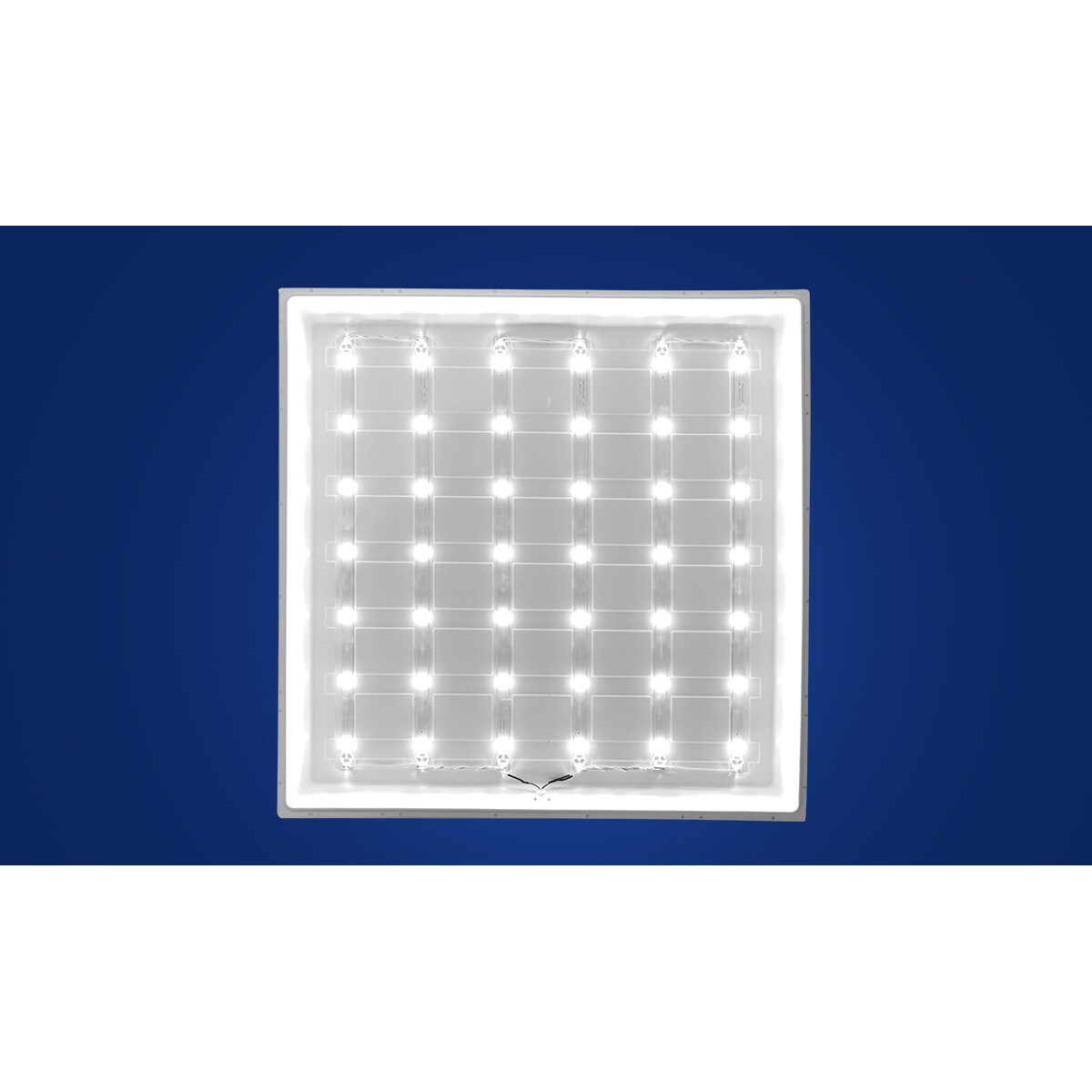 LED Paneel - Aigi Hyron - 60x60 - Aanpasbare Kleur CCT - 32W UGR19 - Inbouw - Vierkant - Mat Wit - Aluminium - Flikkervrij