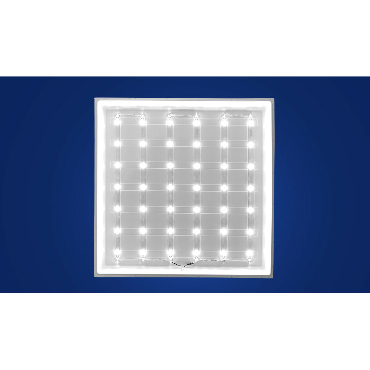 LED Paneel - Aigi Hyron - 60x60 - Aanpasbare Kleur CCT - 40W - Inbouw - Vierkant - Mat Wit - Aluminium - Flikkervrij