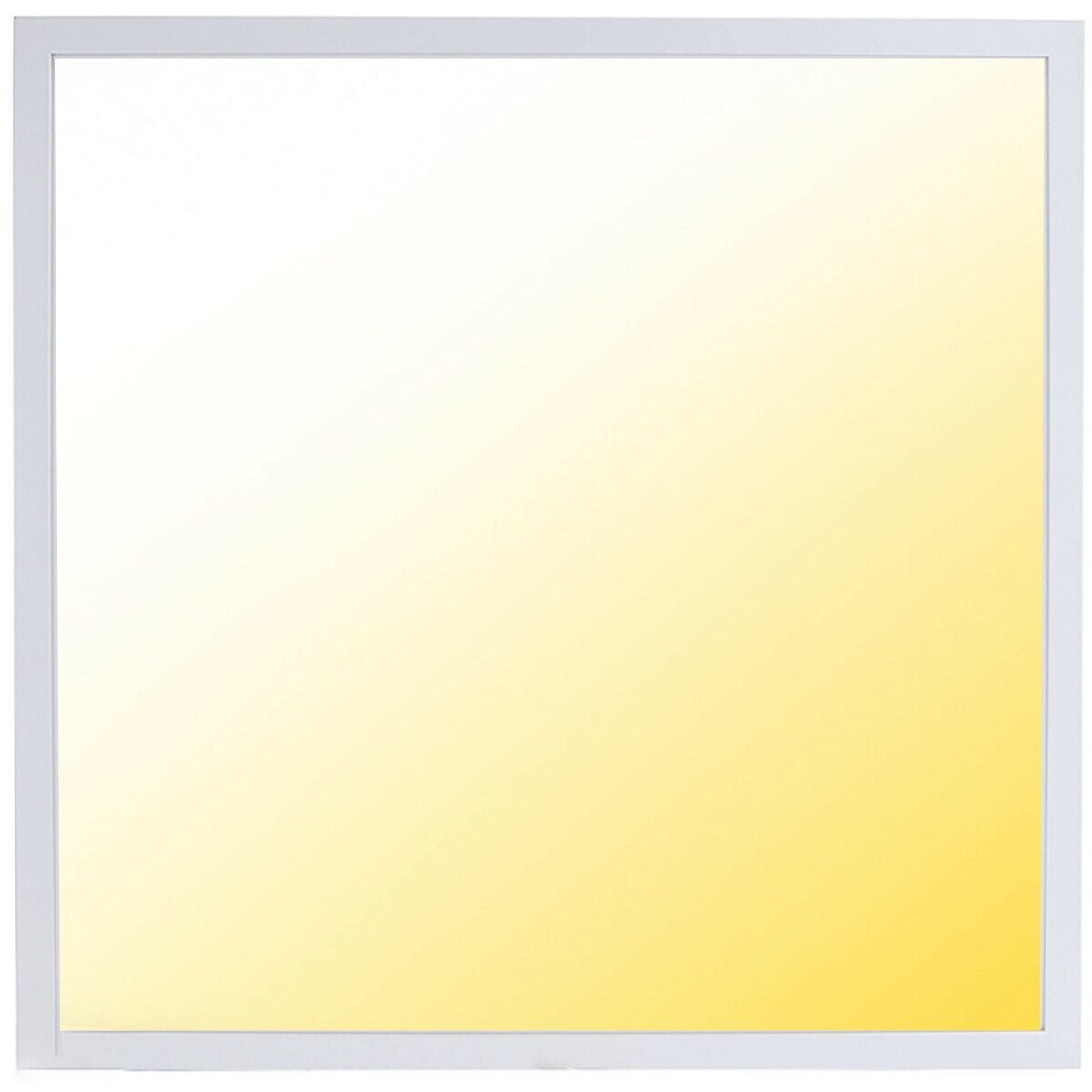 LED Paneel - Aigi Hyron - 62x62 - Aanpasbare Kleur CCT - 40W - Inbouw - Vierkant - Mat Wit - Aluminium - Flikkervrij