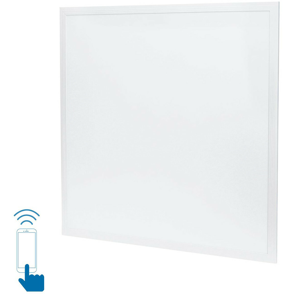 LED Paneel - Aigi Limno - 60x60 - Natuurlijk Wit 4200K - 32W - Smart LED - Slimme LED - Dimbaar - Inbouw Vierkant - Mat Wit - Flikkervrij