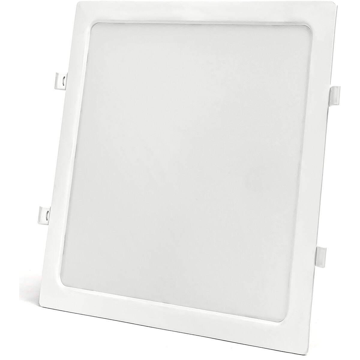 LED Paneel - Downlight - Aigi - Helder/Koud Wit 6500K - 24W - 30x30 - Inbouw - Vierkant - Wit - Flikkervrij