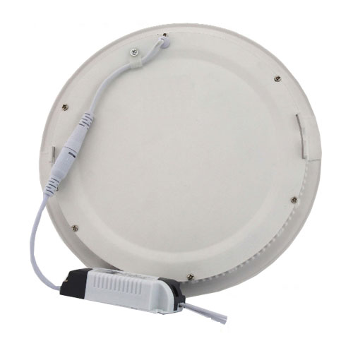 LED Paneel Slim - Ø30 Helder/Koud Wit 6000K - 24W Inbouw Rond - Mat Wit - Flikkervrij