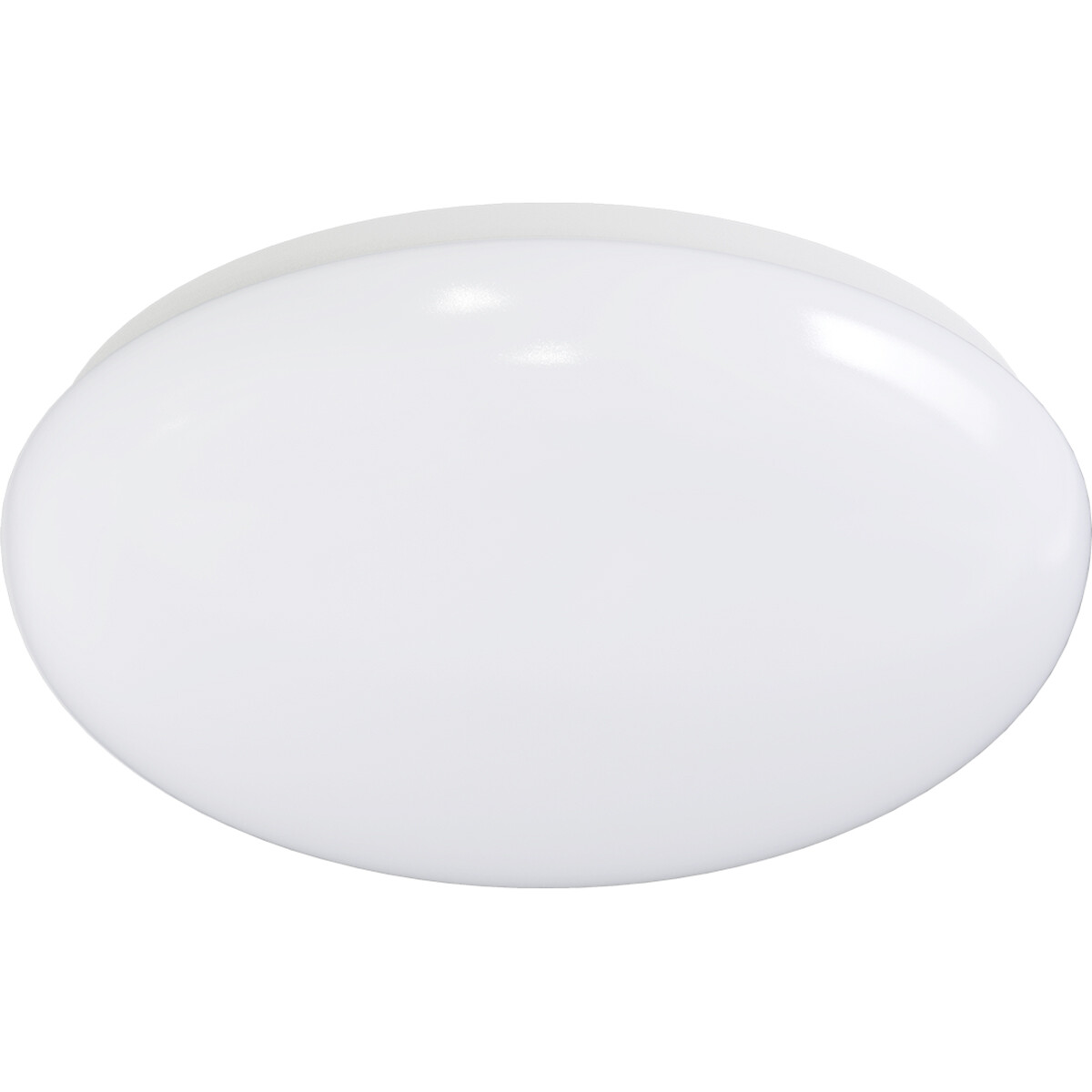 LED Plafondlamp - Aigi Arory - Opbouw Rond - 18W - Warm Wit 3000K - Mat Wit - Aluminium