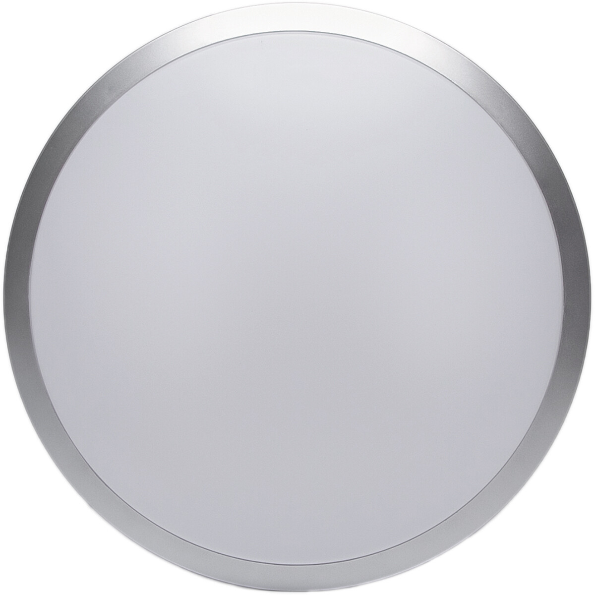 LED Plafondlamp - Aigi Ashly - Opbouw Rond 18W - Natuurlijk Wit 4000K - Mat Zilver - Aluminium